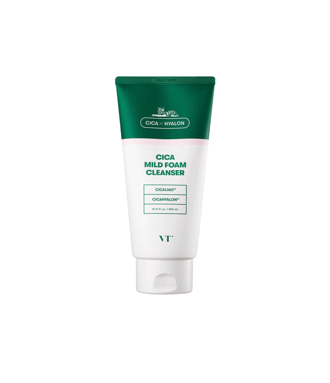 韩国VT CICA老虎 毛孔护理温和泡沫 洗面奶 洁净肌肤 300ml大容量