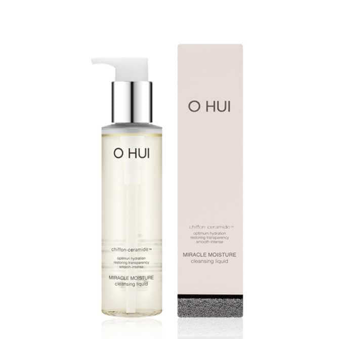 O HUI optimum hydration restoring transparency smooth-intense MIRACLE MOISTURE cleansing oil