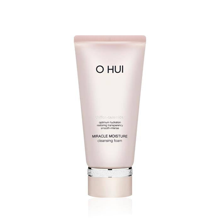O HUI optimum hydration restoring transparency smooth-intense MIRACLE MOISTURE cleansing foam