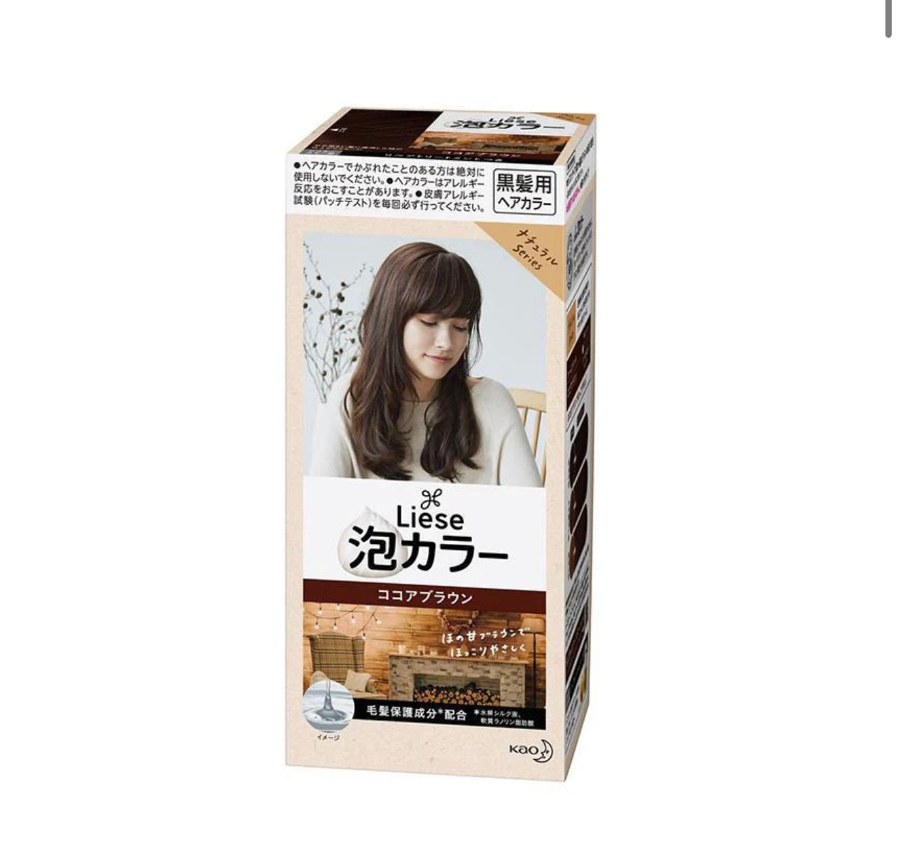 日本花王彩色泡沫染发剂