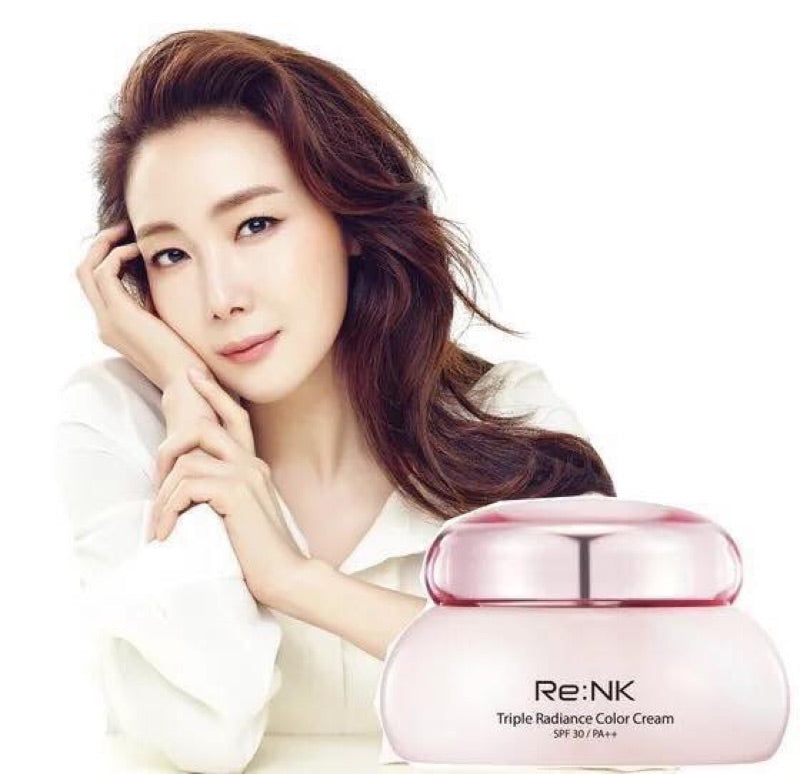 韩国 Re:NK 光彩调色隔离美白霜 45ml