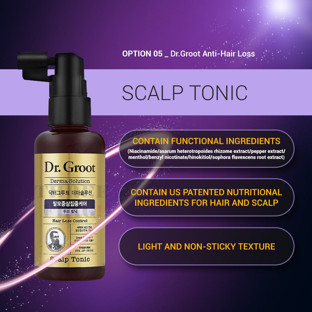 Dr. Groot Derma solution hair loss control scalp tonic