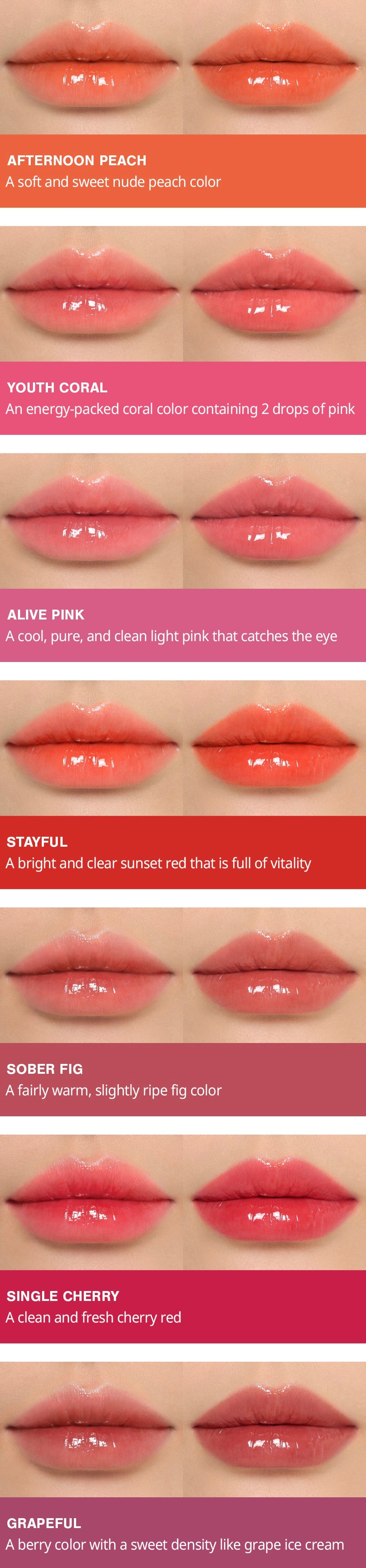 3CE SYRUP LAYERING TINT 果冻唇釉