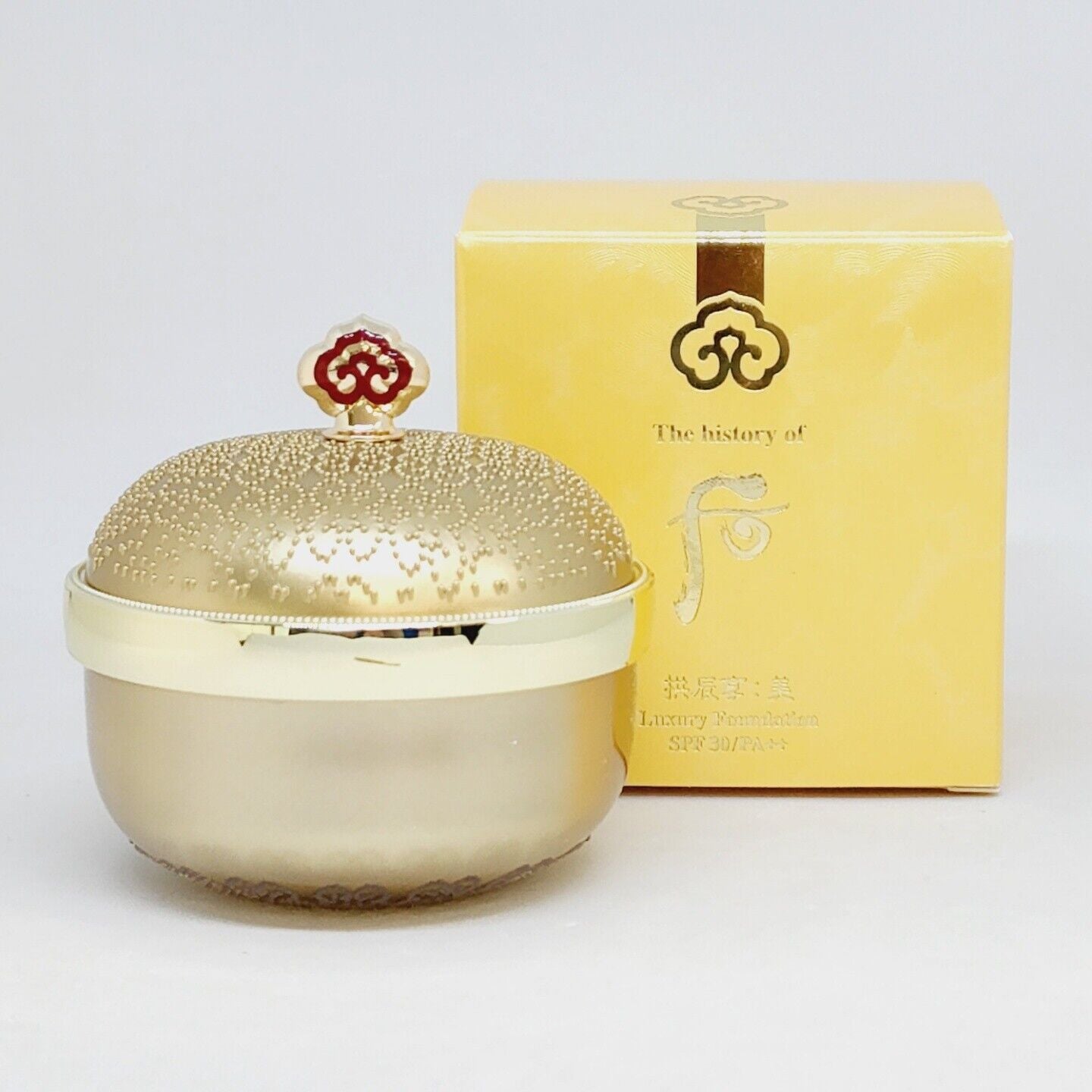 The history of whoo luxury foundation spf30 PA++ NO.1