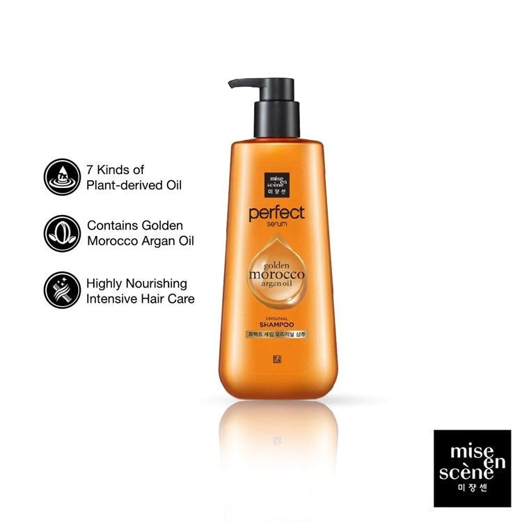 MISE EN SCENE golden Morocco argan oil shampoo 680ml