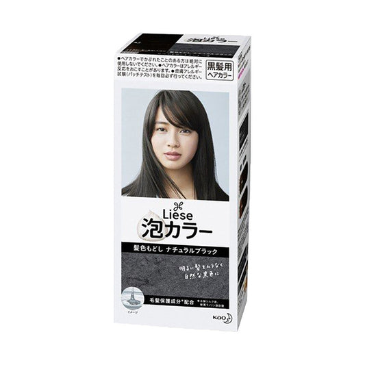 Kao | Liese Prettia AWA Hair Color KAMI IRO MODOSHI | Natural Black