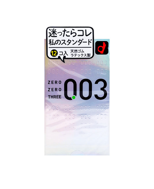 日本OKAMOTO冈本 002系列极致超 薄安全避孕套12个入