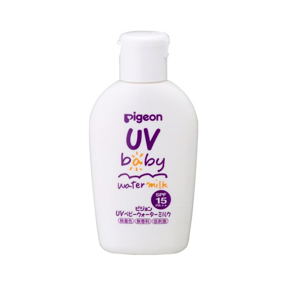 Pigeon贝亲 物理防晒Sunscreen UV Baby Water Milk SPF15 PA ++ 60g