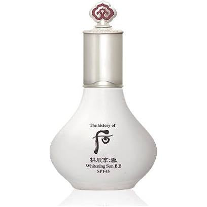 The history of Whoo Gongjinhyang: Seal Radiant White Sun BB SPF 45/PA+++