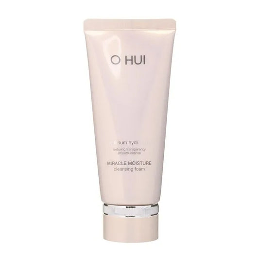 O HUI optimum hydration restoring transparency smooth-intense MIRACLE MOISTURE cleansing foam