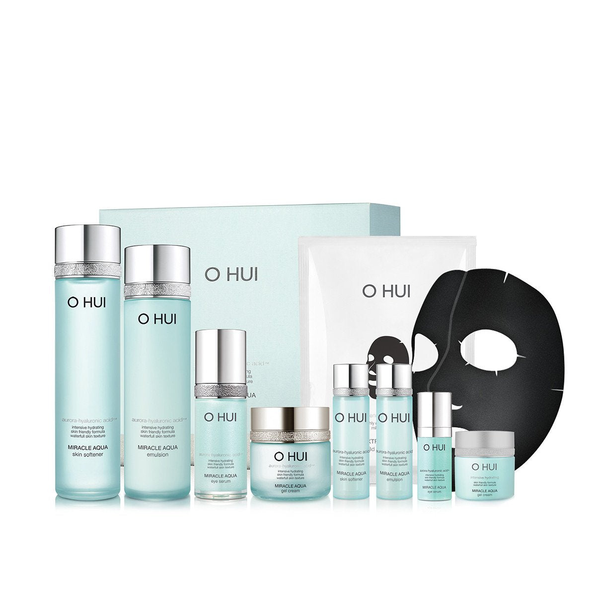 OHUI RESERVOIR MIRACLE AQUA SERIES GIFT SET 9PCS MOISTURIZING SET