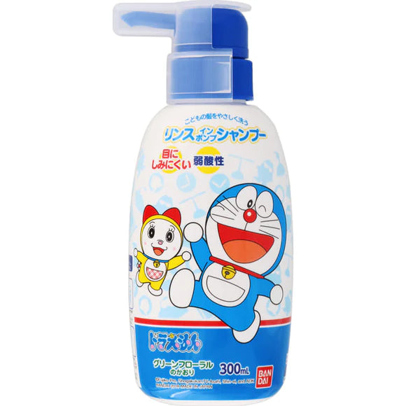 BANDAI RINSE IN PUMP SHAMPOO DORAEMON 300ML