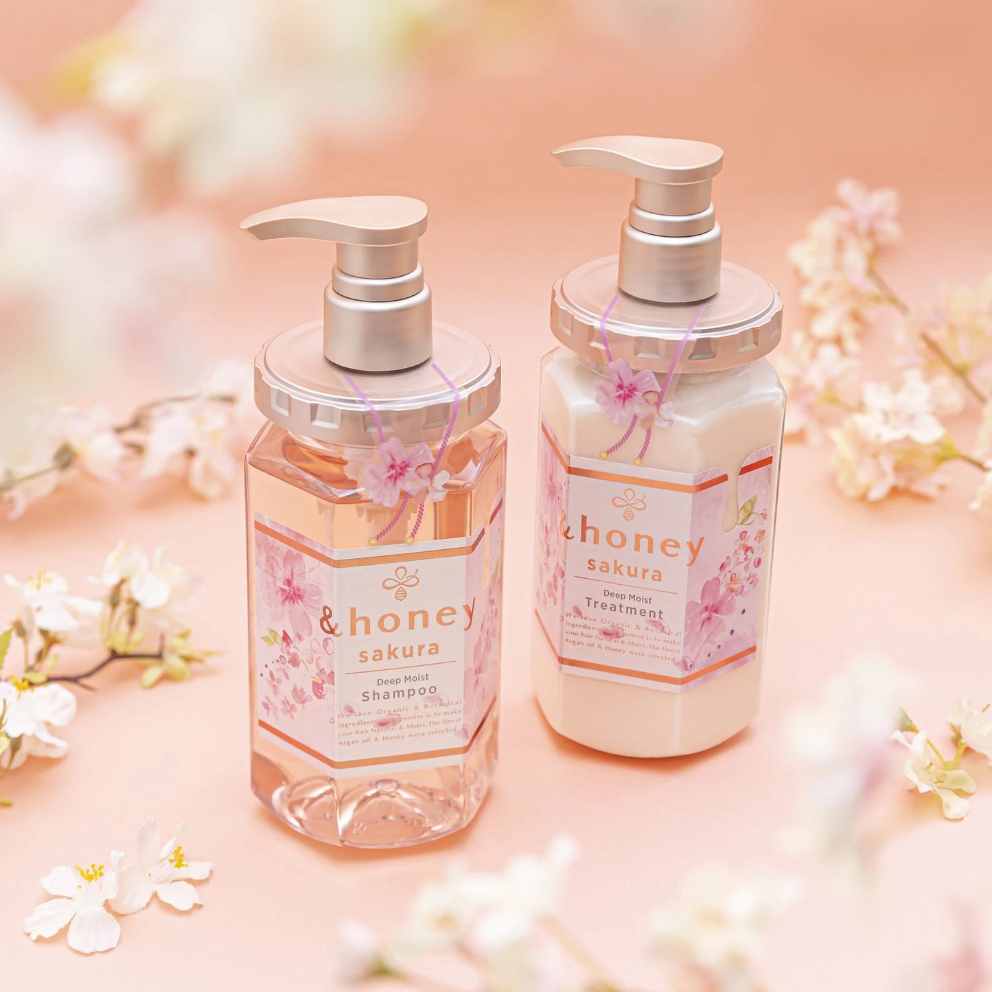 Honey Sakura deep moist shampoo & treatment LIMITED SET