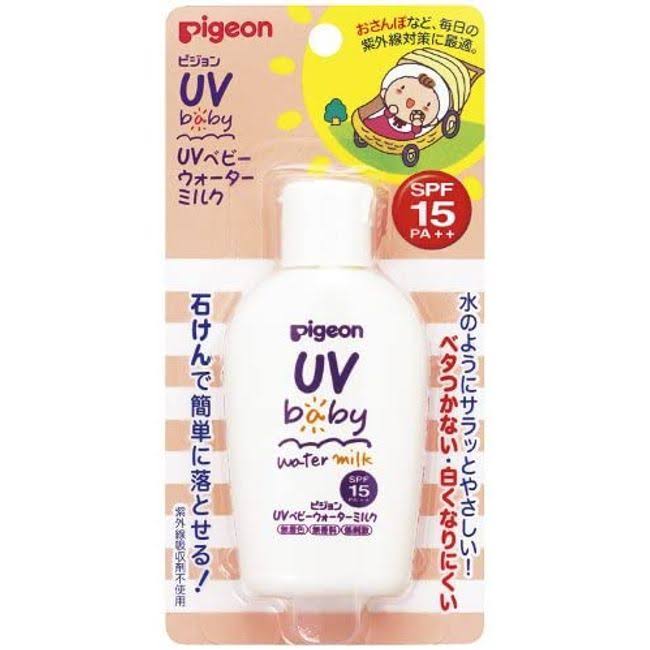 Pigeon贝亲 物理防晒Sunscreen UV Baby Water Milk SPF15 PA ++ 60g