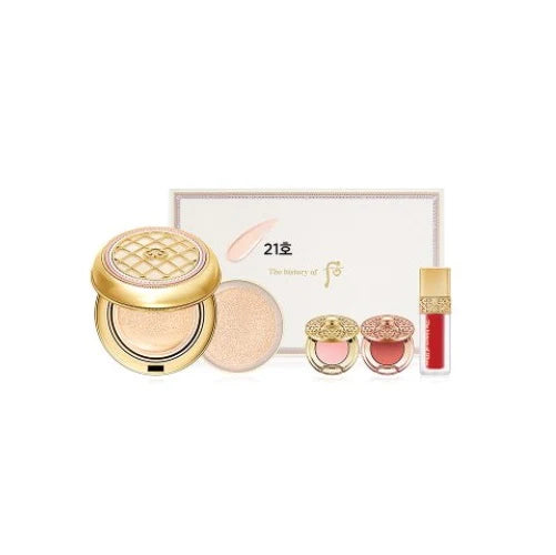 The history of Whoo Gongjinhyang:Mi Luxury Golden Cushion Glow No.21 SPF50+/PA+++ Special Set