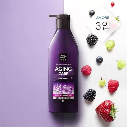 MISE EN SCENE 爱茉莉无硅油柔顺洗发水/护发素 680ml  AGING CARE SHAMPOO/conditioner