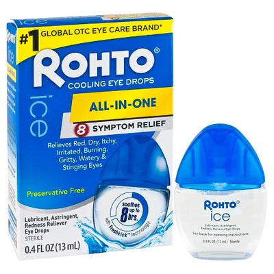 ROHTO ALL-IN-ONE SYMPTOM RELIEF COOLING EYE DROPS 13ML